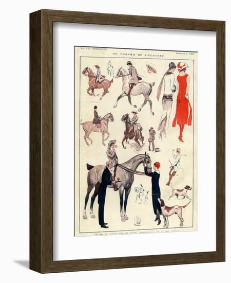 La Vie Parisienne, L Vallet, France-null-Framed Giclee Print