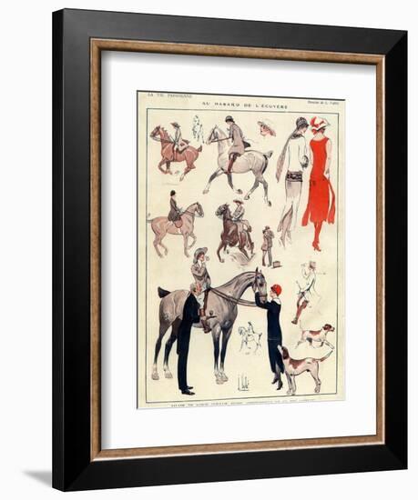 La Vie Parisienne, L Vallet, France-null-Framed Giclee Print