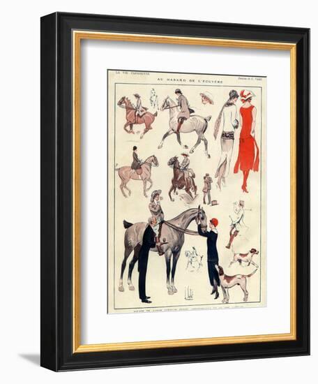 La Vie Parisienne, L Vallet, France-null-Framed Giclee Print