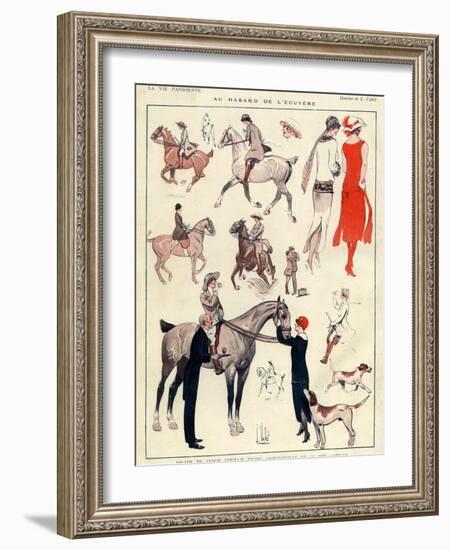 La Vie Parisienne, L Vallet, France-null-Framed Giclee Print