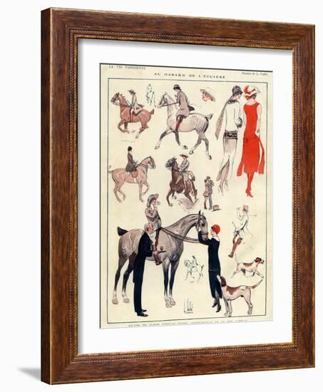 La Vie Parisienne, L Vallet, France-null-Framed Giclee Print