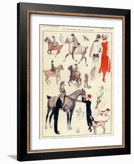 La Vie Parisienne, L Vallet, France-null-Framed Giclee Print