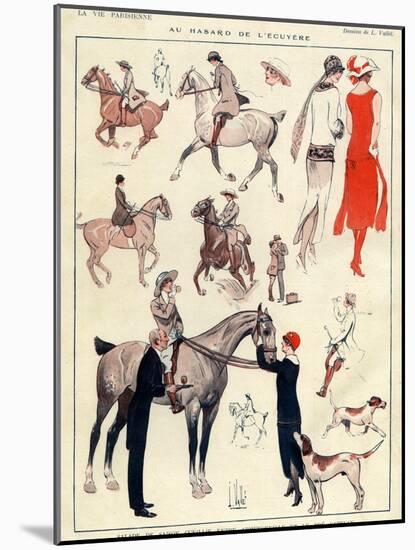 La Vie Parisienne, L Vallet, France-null-Mounted Giclee Print