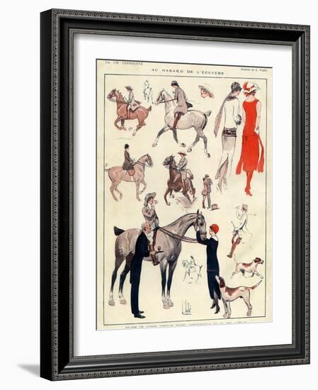 La Vie Parisienne, L Vallet, France-null-Framed Giclee Print