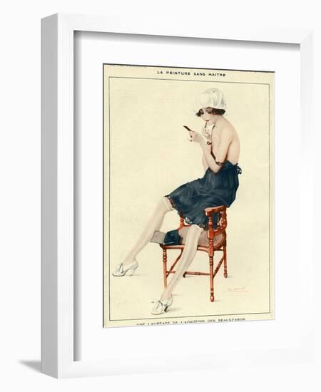 La Vie Parisienne, Leo Fontan, 1918, France-null-Framed Giclee Print