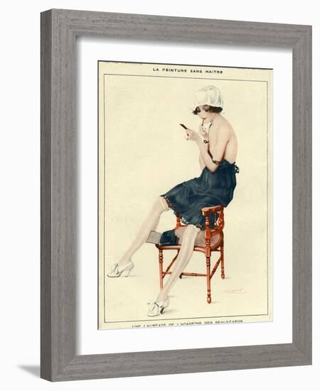 La Vie Parisienne, Leo Fontan, 1918, France-null-Framed Giclee Print