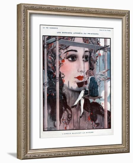 La Vie Parisienne, Leo Fontan, 1922, France-null-Framed Giclee Print