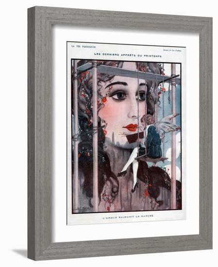 La Vie Parisienne, Leo Fontan, 1922, France-null-Framed Giclee Print