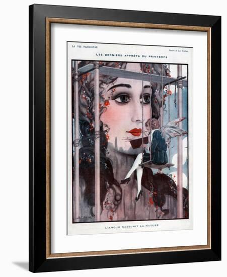 La Vie Parisienne, Leo Fontan, 1922, France-null-Framed Giclee Print