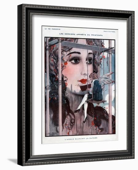 La Vie Parisienne, Leo Fontan, 1922, France-null-Framed Giclee Print