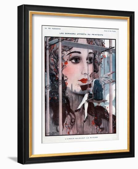 La Vie Parisienne, Leo Fontan, 1922, France-null-Framed Giclee Print