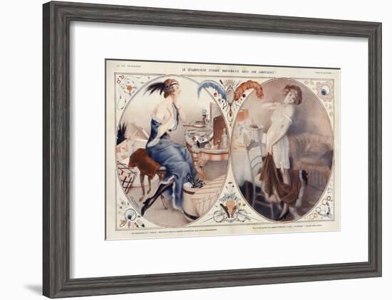 La Vie Parisienne, Leo Fontan, 1922, France-null-Framed Giclee Print