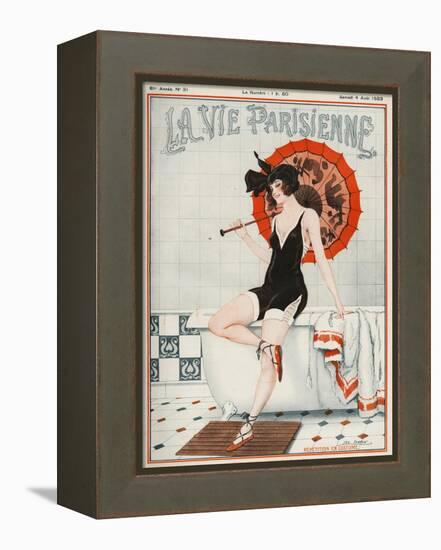 La vie Parisienne, Leo Fontan, 1923, France-null-Framed Premier Image Canvas