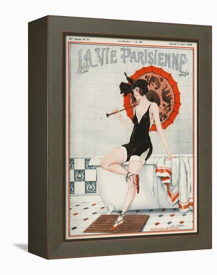 La vie Parisienne, Leo Fontan, 1923, France-null-Framed Premier Image Canvas