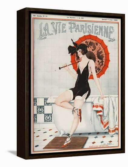 La vie Parisienne, Leo Fontan, 1923, France-null-Framed Premier Image Canvas