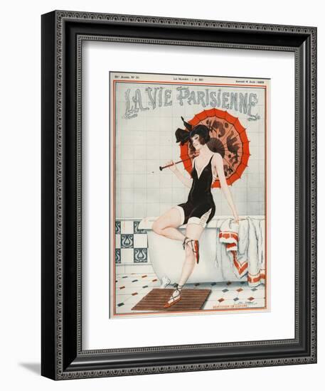 La vie Parisienne, Leo Fontan, 1923, France-null-Framed Giclee Print