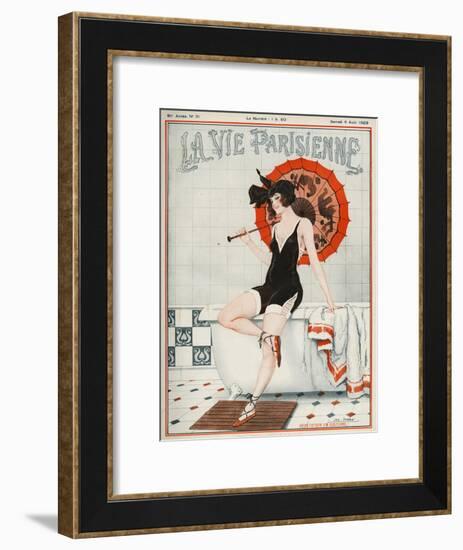 La vie Parisienne, Leo Fontan, 1923, France-null-Framed Giclee Print