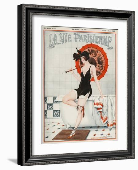 La vie Parisienne, Leo Fontan, 1923, France-null-Framed Giclee Print