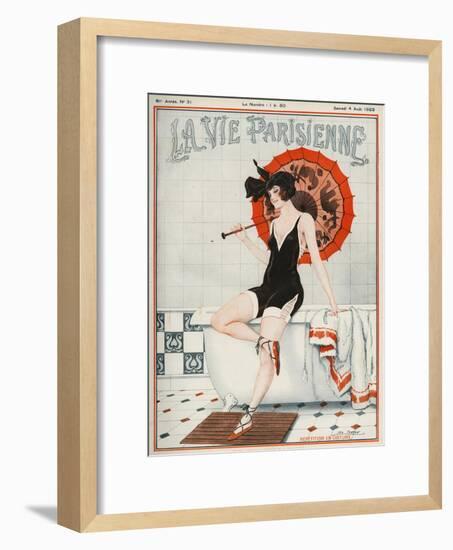 La vie Parisienne, Leo Fontan, 1923, France-null-Framed Premium Giclee Print