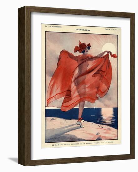 La Vie Parisienne, Leo Fontan, 1923, France-null-Framed Premium Giclee Print