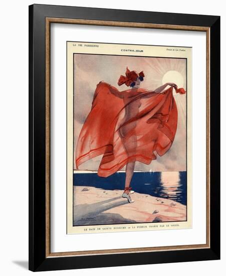 La Vie Parisienne, Leo Fontan, 1923, France-null-Framed Giclee Print