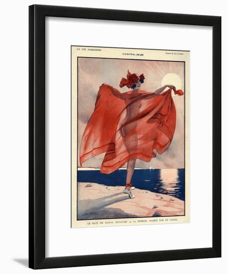 La Vie Parisienne, Leo Fontan, 1923, France-null-Framed Giclee Print