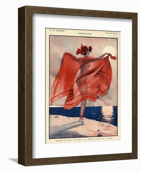 La Vie Parisienne, Leo Fontan, 1923, France-null-Framed Giclee Print