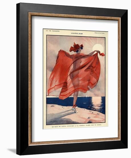 La Vie Parisienne, Leo Fontan, 1923, France-null-Framed Giclee Print