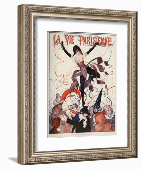 La Vie Parisienne, Leo Pontan, 1922, France-null-Framed Giclee Print