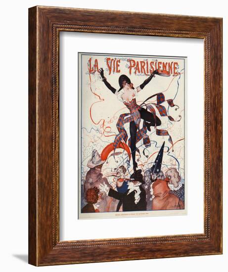 La Vie Parisienne, Leo Pontan, 1922, France-null-Framed Giclee Print