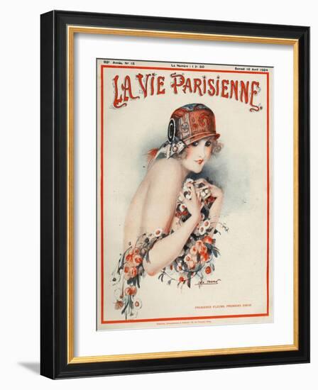 La Vie Parisienne, Leo Pontan, 1924, France-null-Framed Giclee Print