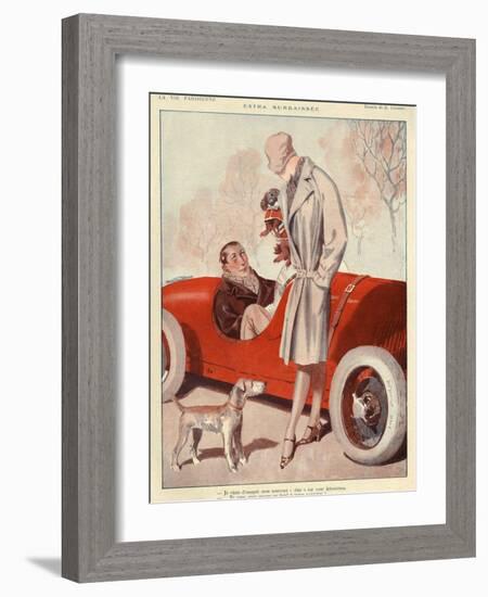 La Vie Parisienne, Magazine Advertisement, France, 1920-null-Framed Giclee Print