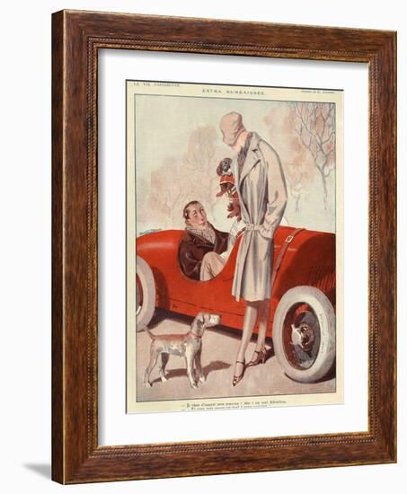 La Vie Parisienne, Magazine Advertisement, France, 1920-null-Framed Giclee Print