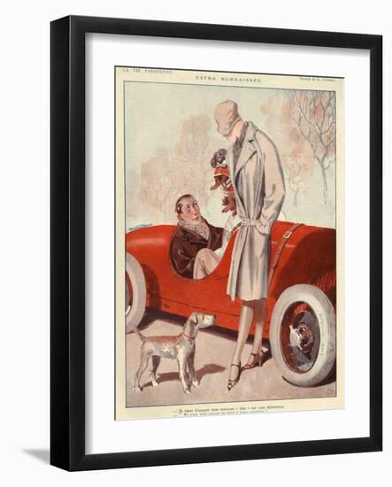 La Vie Parisienne, Magazine Advertisement, France, 1920-null-Framed Giclee Print