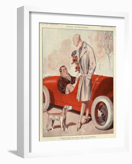 La Vie Parisienne, Magazine Advertisement, France, 1920-null-Framed Giclee Print