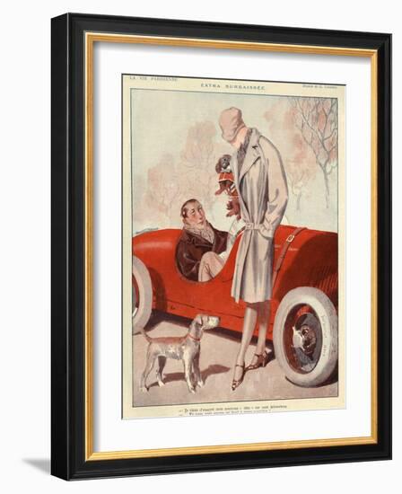 La Vie Parisienne, Magazine Advertisement, France, 1920-null-Framed Giclee Print