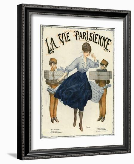 La Vie Parisienne, Magazine Cover, France, 1916-null-Framed Giclee Print