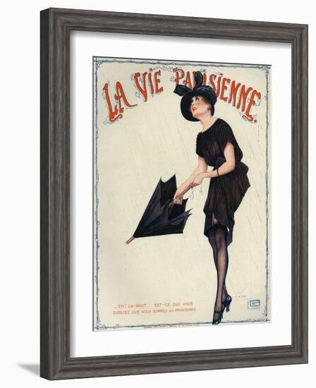 La Vie Parisienne, Magazine Cover, France, 1919-null-Framed Premium Giclee Print