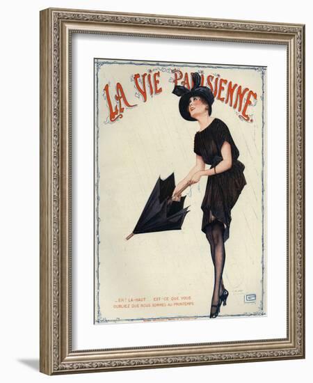 La Vie Parisienne, Magazine Cover, France, 1919-null-Framed Giclee Print