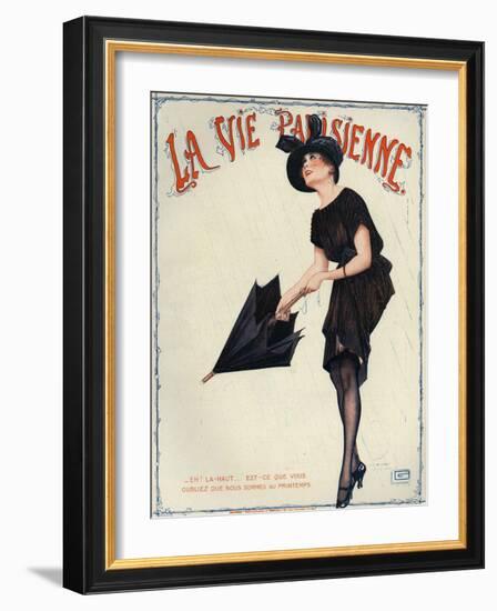 La Vie Parisienne, Magazine Cover, France, 1919-null-Framed Giclee Print