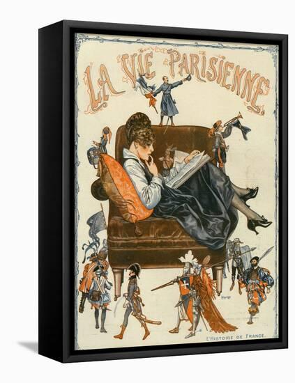 La Vie Parisienne, Magazine Cover, France, 1920-null-Framed Premier Image Canvas