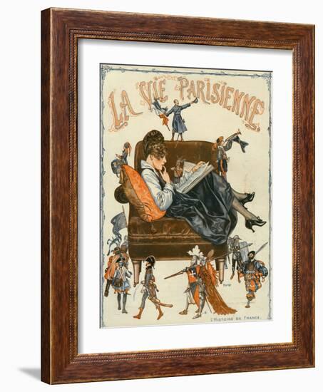 La Vie Parisienne, Magazine Cover, France, 1920-null-Framed Giclee Print