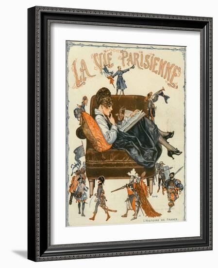 La Vie Parisienne, Magazine Cover, France, 1920-null-Framed Giclee Print