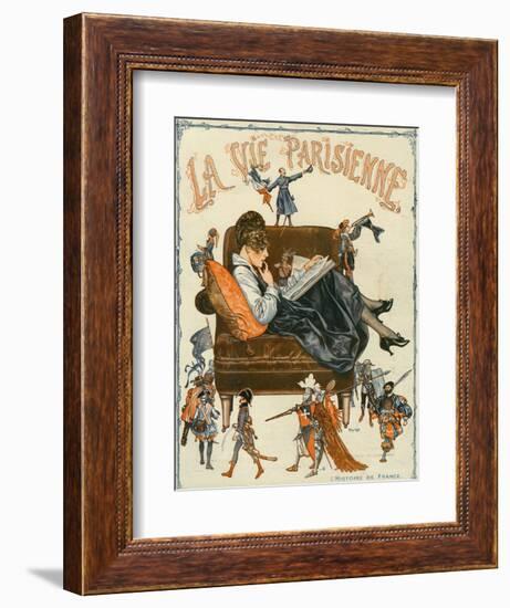 La Vie Parisienne, Magazine Cover, France, 1920-null-Framed Giclee Print