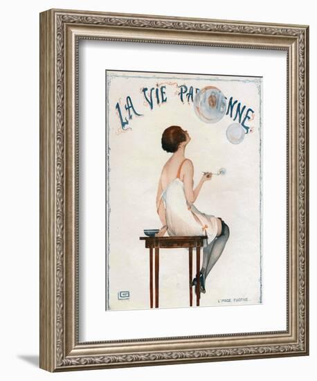 La Vie Parisienne, Magazine Cover, France, 1927-null-Framed Giclee Print