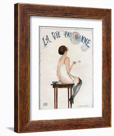 La Vie Parisienne, Magazine Cover, France, 1927-null-Framed Giclee Print