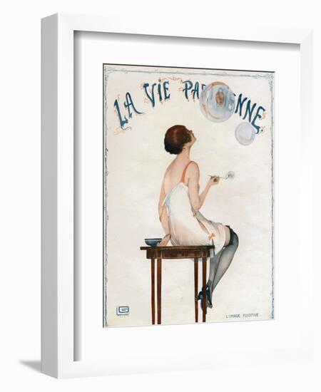 La Vie Parisienne, Magazine Cover, France, 1927-null-Framed Giclee Print