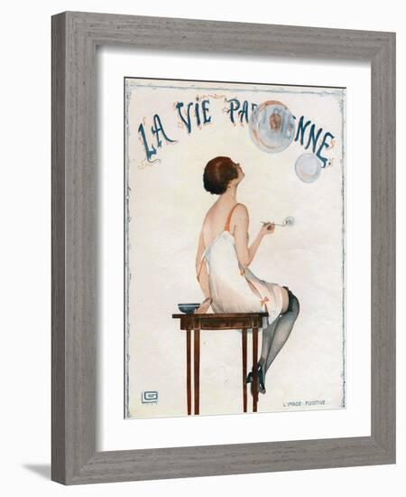 La Vie Parisienne, Magazine Cover, France, 1927-null-Framed Giclee Print