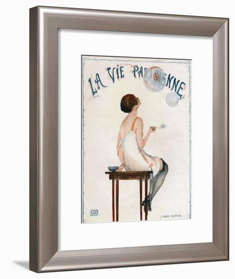 La Vie Parisienne, Magazine Cover, France, 1927-null-Framed Giclee Print