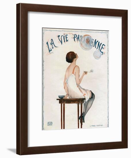 La Vie Parisienne, Magazine Cover, France, 1927-null-Framed Giclee Print